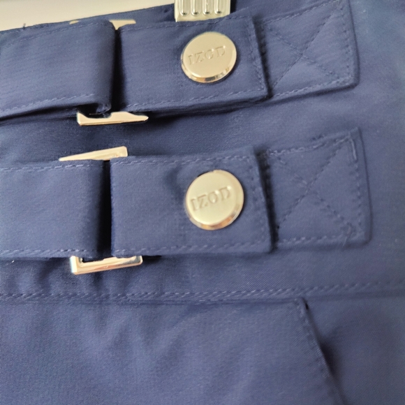 Izod ladies capris | size 2 | dark blue 💙 | weather resistant Golf ⛳ pants - Picture 4 of 14
